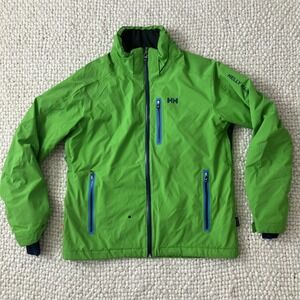 Helly Hansen Jacket Mens Large Motion Insulated Ski Jacket Green SnowBoard Recco